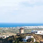 Villa Marguerite - 3 Air-Conditioned Bedrooms - Great Sea View 아파트 Glinado Naxos