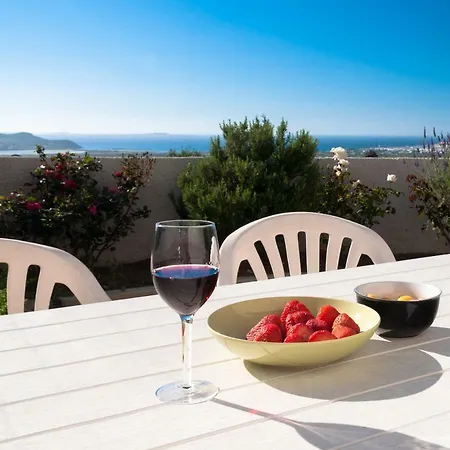 Villa Marguerite - 3 Air-Conditioned Bedrooms - Great Sea View Apartman Glinádo Náxu